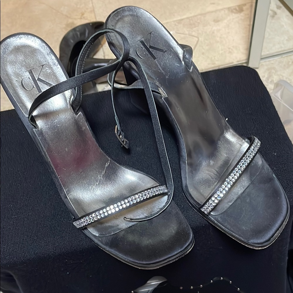 Calvin Klein Black High Heel Shoes